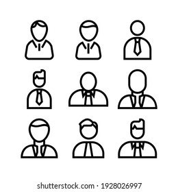 employee icon or logo isolated sign symbol vector illustration - Collection of high quality black style vector icons
