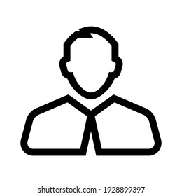 employee icon or logo isolated sign symbol vector illustration - high quality black style vector icons
