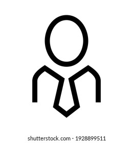 employee icon or logo isolated sign symbol vector illustration - high quality black style vector icons
