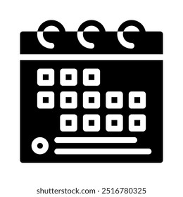 employee icon with style glyph