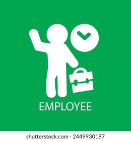 Employee Icon Vector Illustration In Line Style For Any Purpose Clipart Vector