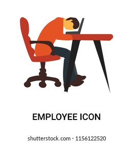 Employee icon vector isolated on white background, Employee transparent sign , standing people, person or human illustration