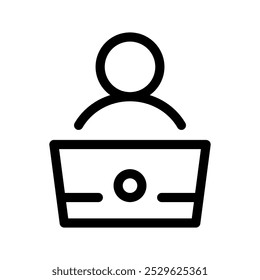 Employee Icon Vector Symbol Design Illustration