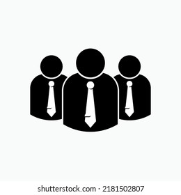 Icono de empleado. Símbolo de trabajo - Vector.