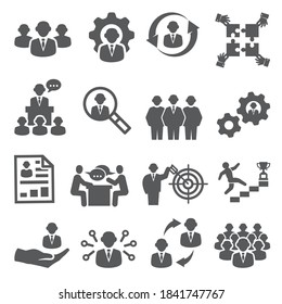 Similar Images, Stock Photos & Vectors of business management icons ...