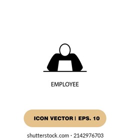 employee icons  symbol vector elements for infographic web