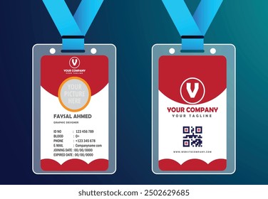 employee id card design for company