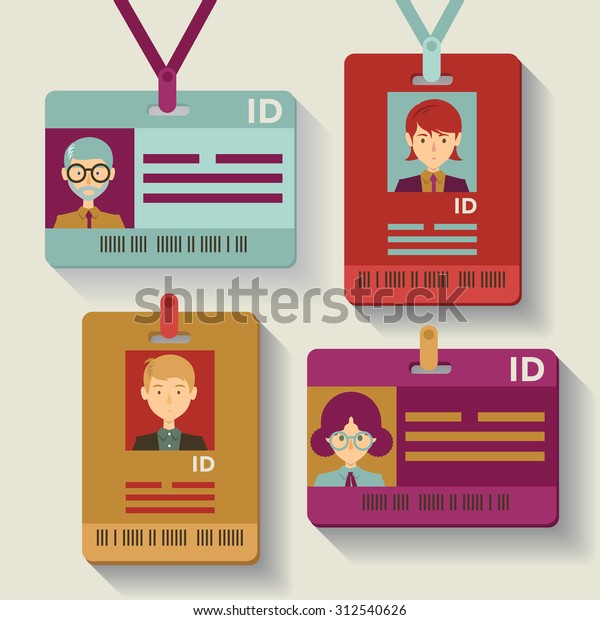 Employee IDs, badges, passes and lanyards in\
assorted designs and\
colors