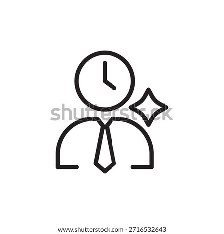 Employee lifetime value icon symbolizing ELTV metrics, worker ROI, and professional tenure, representing human capital worth, productivity lifecycle, talent investment, and long-term contribution.