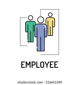 EMPLOYEE Line icon