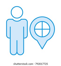 employee location pin