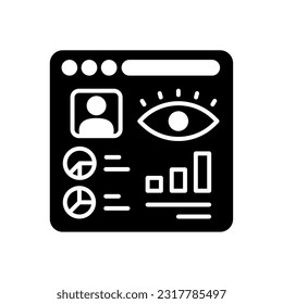 Employee Monitoring icon in vector. Illustration