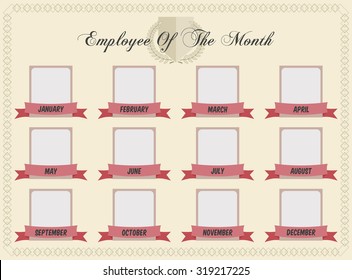 Employee Of The Month Images Stock Photos Vectors Shutterstock