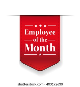 Employee of the Month award ribbon