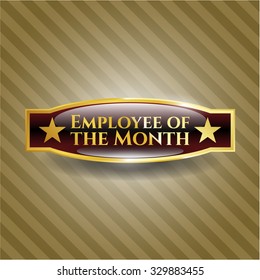 Employee Of The Month Gold Badge