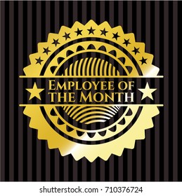 Employee of the Month gold badge