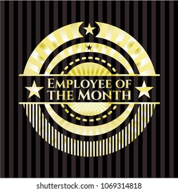 Employee of the Month gold emblem
