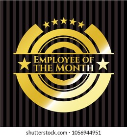 Employee of the Month golden emblem