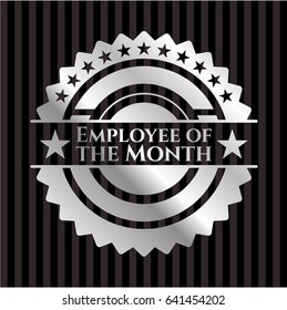 Employee Of The Month Silvery Badge