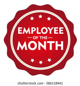 Employee Of The Month Stamp.Sign.Seal.Logo