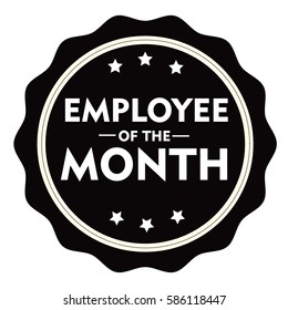 Employee Of The Month Stamp.Sign.Seal.Logo