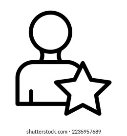 Diseño Del Icono Del Vector Del Empleado Del Mes
