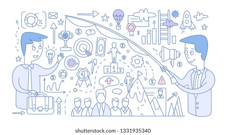 Employee Motivation Concept. Vector Infographic