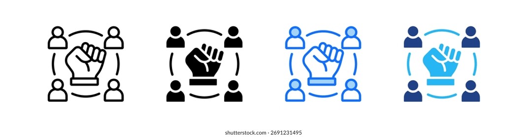 Employee Motivation Icon Set Multiple Style Collection