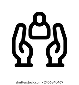 employee motivation icon. vector line icon for your website, mobile, presentation, and logo design.