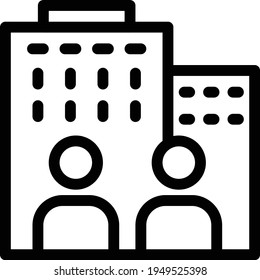 Vektorsymbol der Arbeitsstelle