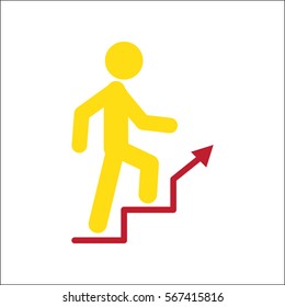 employee on white background