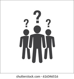 employee on white background
