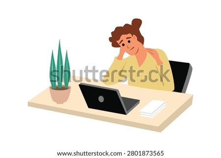 Employee Panic Due to Excessive Workload. Deadline Pressure Concept. Work Stress and Deadline Anxiety. Overworked Office Worker.