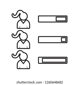employee performance icon. Element of HR & Heat hunting for mobile concept and web apps icon. Thin line icon for website design and development, app development