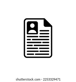 Employee Profile icon in vector. Logotype