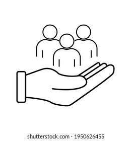 employee protection icon,  vector illustration with a simple design.