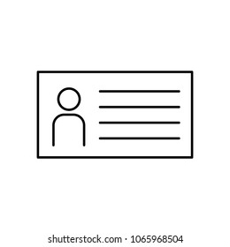 employee questionnaire icon. Element of simple icon for websites, web design, mobile app, info graphics. Thin line icon for website design and development, app development on white background
