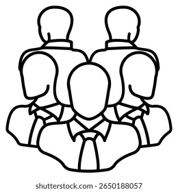 Symbol "Mitarbeiterressourcengruppe", dargestellt durch die Positionsart "Gruppe von Mitarbeitern".