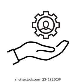 Employee Retention icon in vector. Logotype