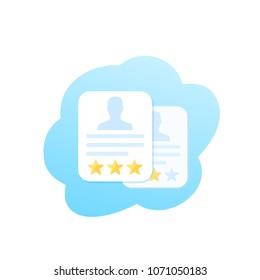 Employee Review, Evaluation Icon