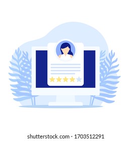 revisión de empleados, icono vectorial de software HR