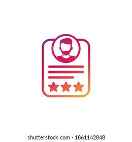 Employee Review And Rating Icon