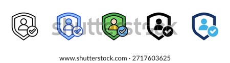 Employee Rights Icon Collection With Multiple Styles