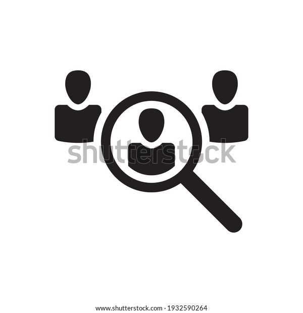 Employee search icon find people

