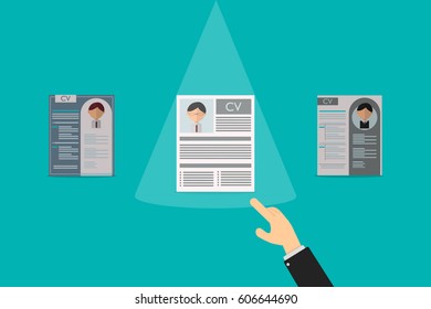 Employee search, recruitment agency, employee selection through resume
