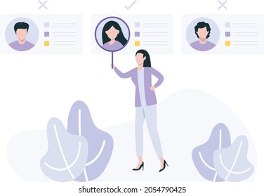employee selection or rejection for business work and for office .