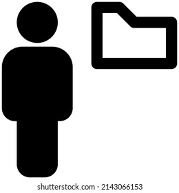 employee sharing a single folder on an online server