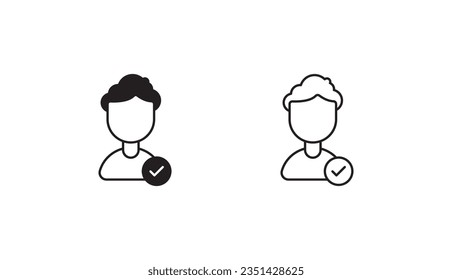 Employee Skill icon design with white background stock illustration