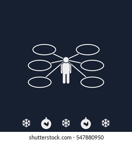 Employee skills icon.