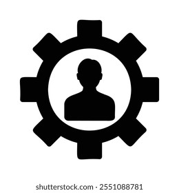 Employee skills Icon, Vector graphics
